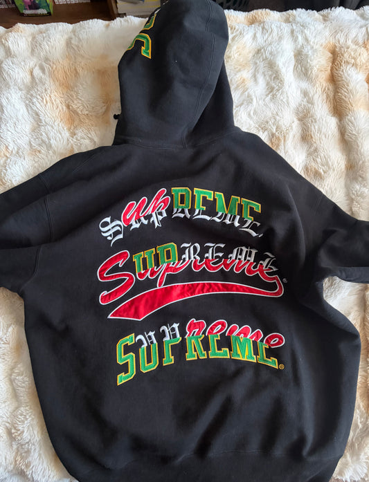 Black Supreme Hoodie Fall 2025 Collection XL
